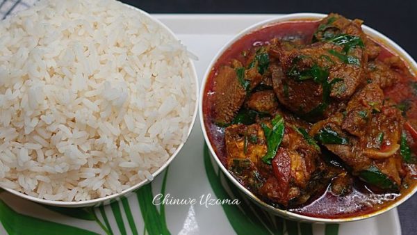 Banga Stew & Rice